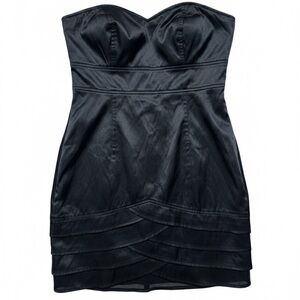 Elegant Black Strapless Dress